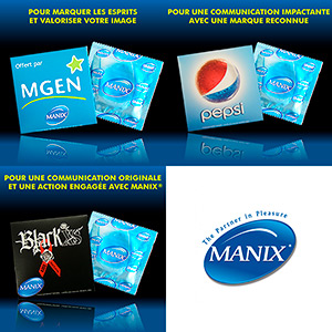 Le préservatif Manix est une marque qui bénéficie d'une très bonne communication auprès des consommateurs.
