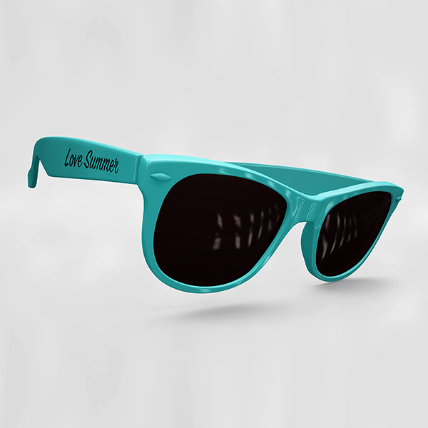 Les lunettes de soleil sont des accessoires à distribuer en cadeau sur les plages.