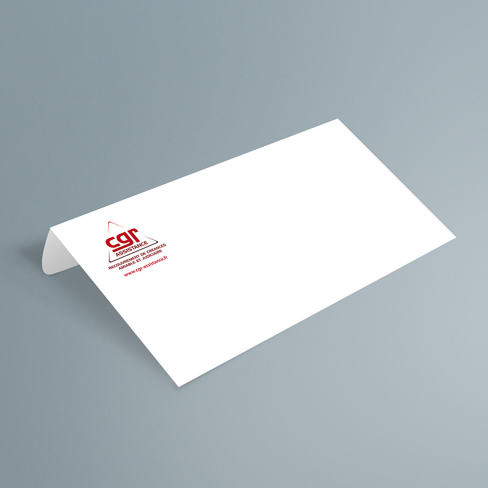 Enveloppe personnalisée avec logo